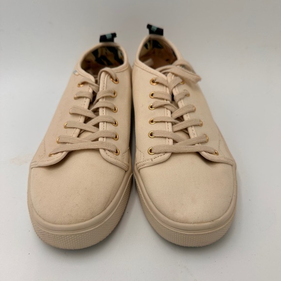 Toms Cream and Tan Sneakers - Picture 4 of 10